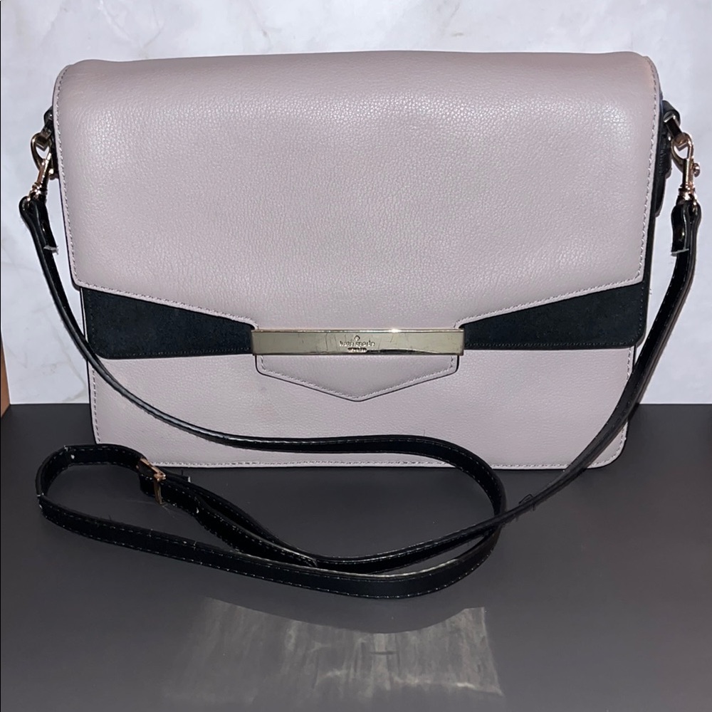 Gorgeous Kate Spade Gray & Black Color block Crossbody Bag 💼 ❤️